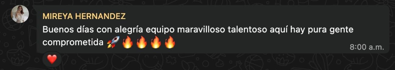 Captura de WhatsApp de la apuesta